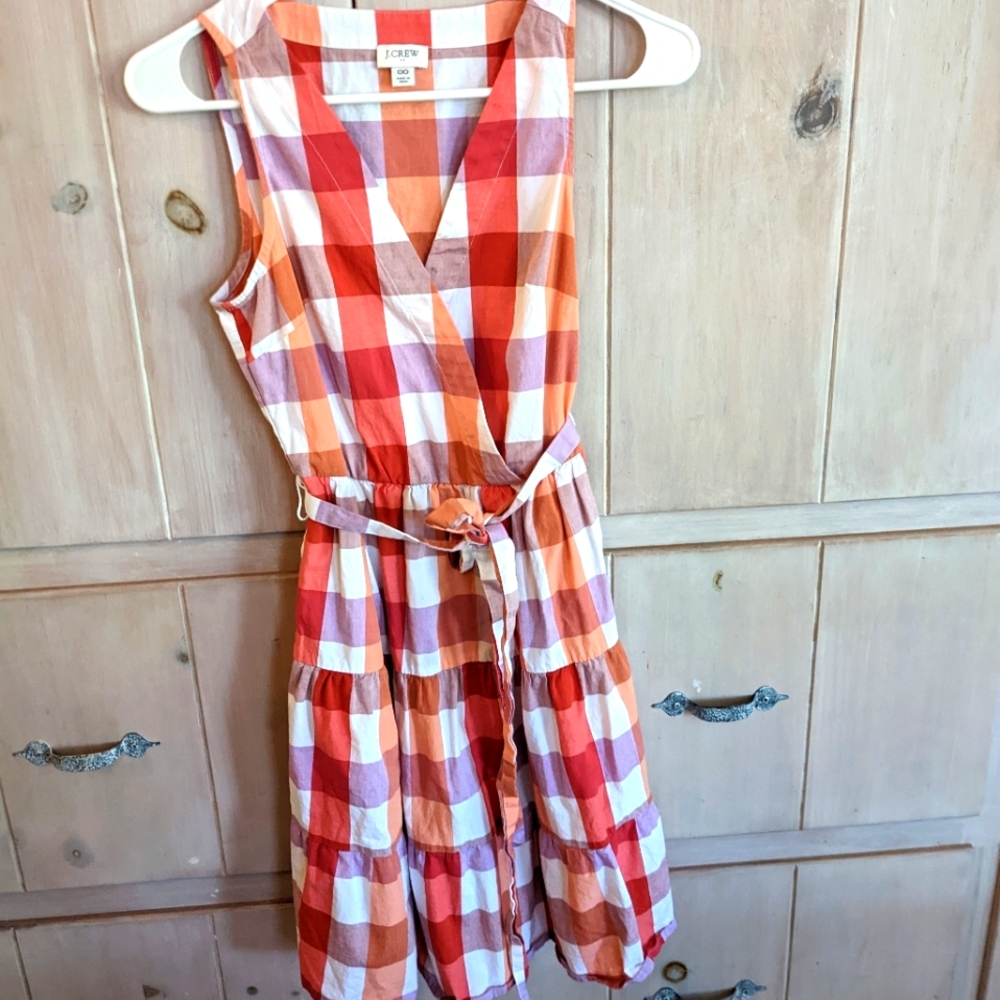 JCrew size 00 plaid dress